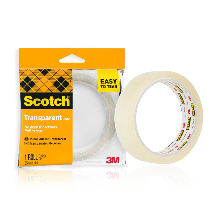 Scotch Easy Tear Tape 25mm x 50m - Image 2