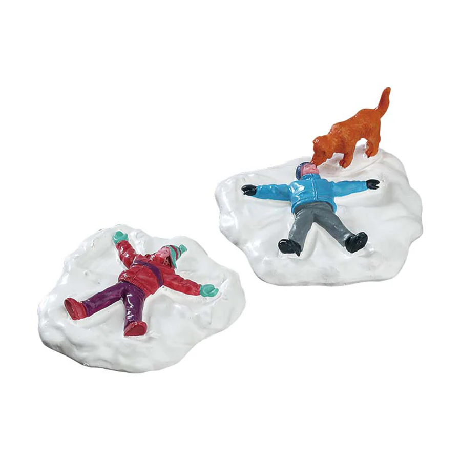 Lemax Snow Angels - Christmas Village Figurine Set of 2