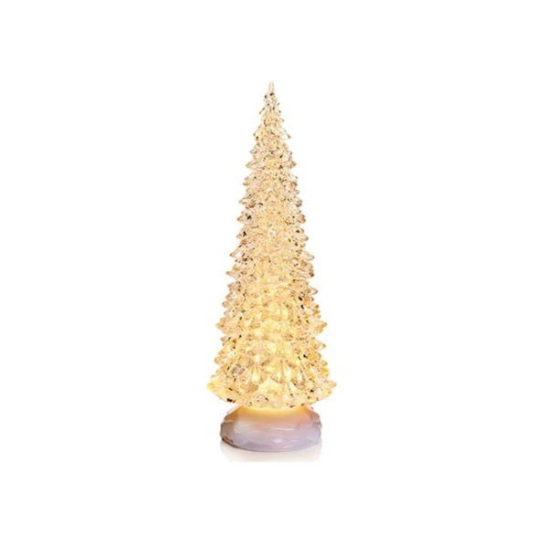 Special Offer - Premier Christmas Tree Warm White LED Glitter Water Spinner - 30cm