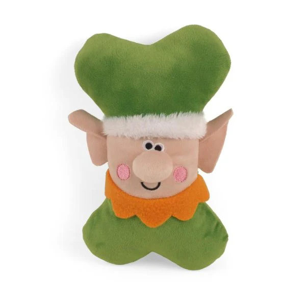 Squeaky ElfBone Christmas Dog Toy - Image 2