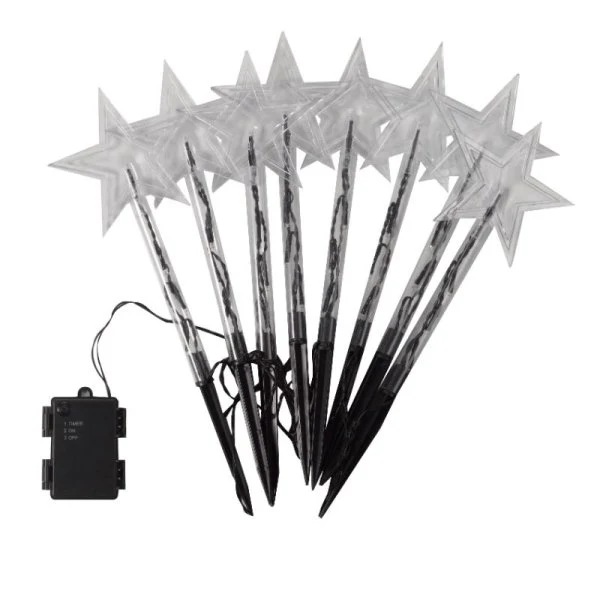 StarDecor Stakes - Set of 8 - Multi Coloured - Image 2
