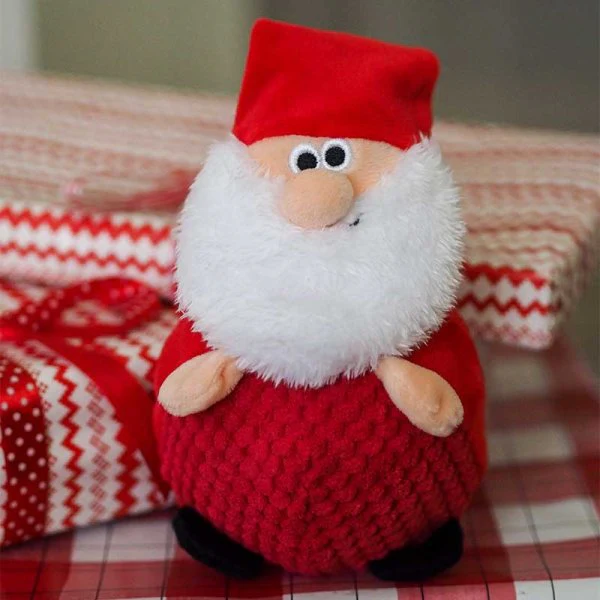 SuperBouncy Santa Christmas Dog Toy
