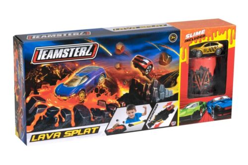 Teamsterz - Lava Splat Track Set including Toy Car & Slime Play Set - Image 2