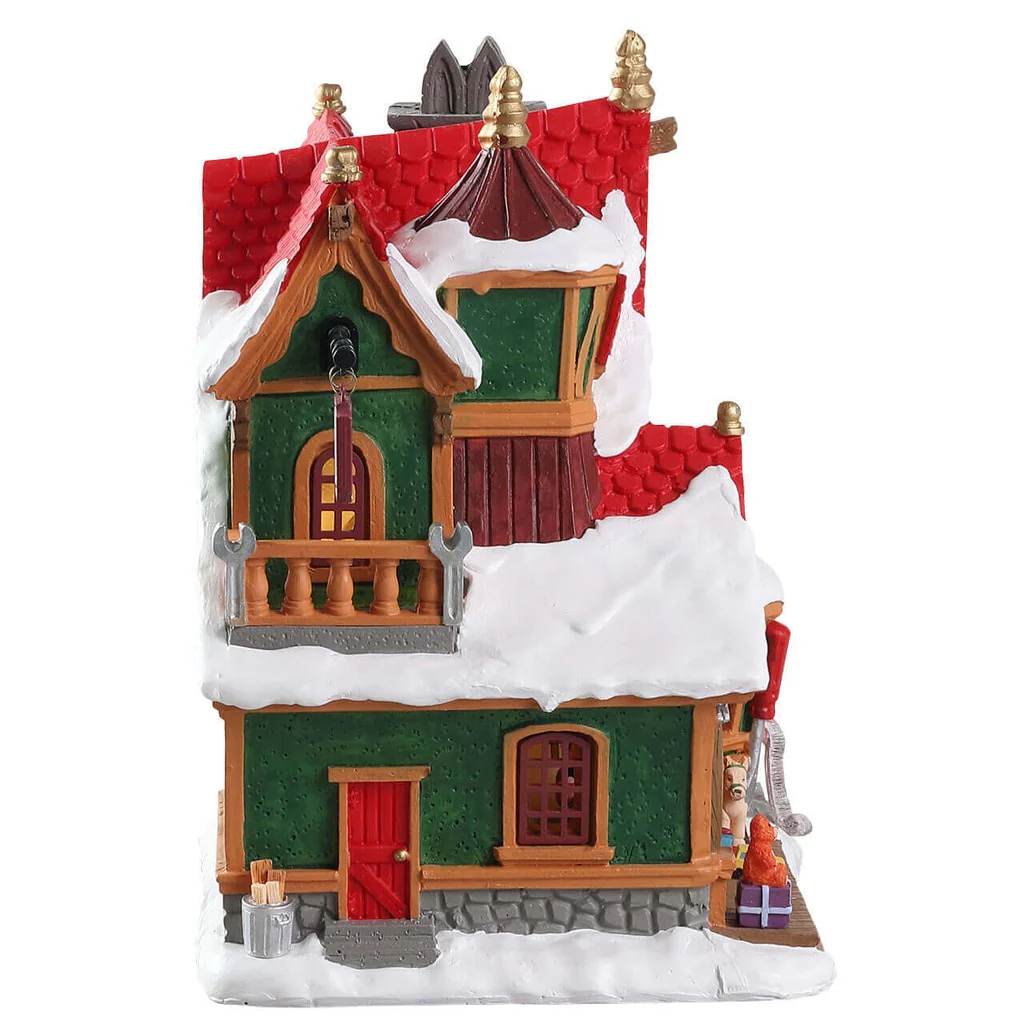 Lemax The Elf Workshop- with LED Lights - Image 3