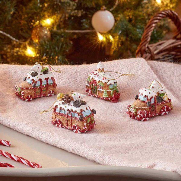 Three Kings Gingerbread CandyCar Pendant Christmas Tree Bauble