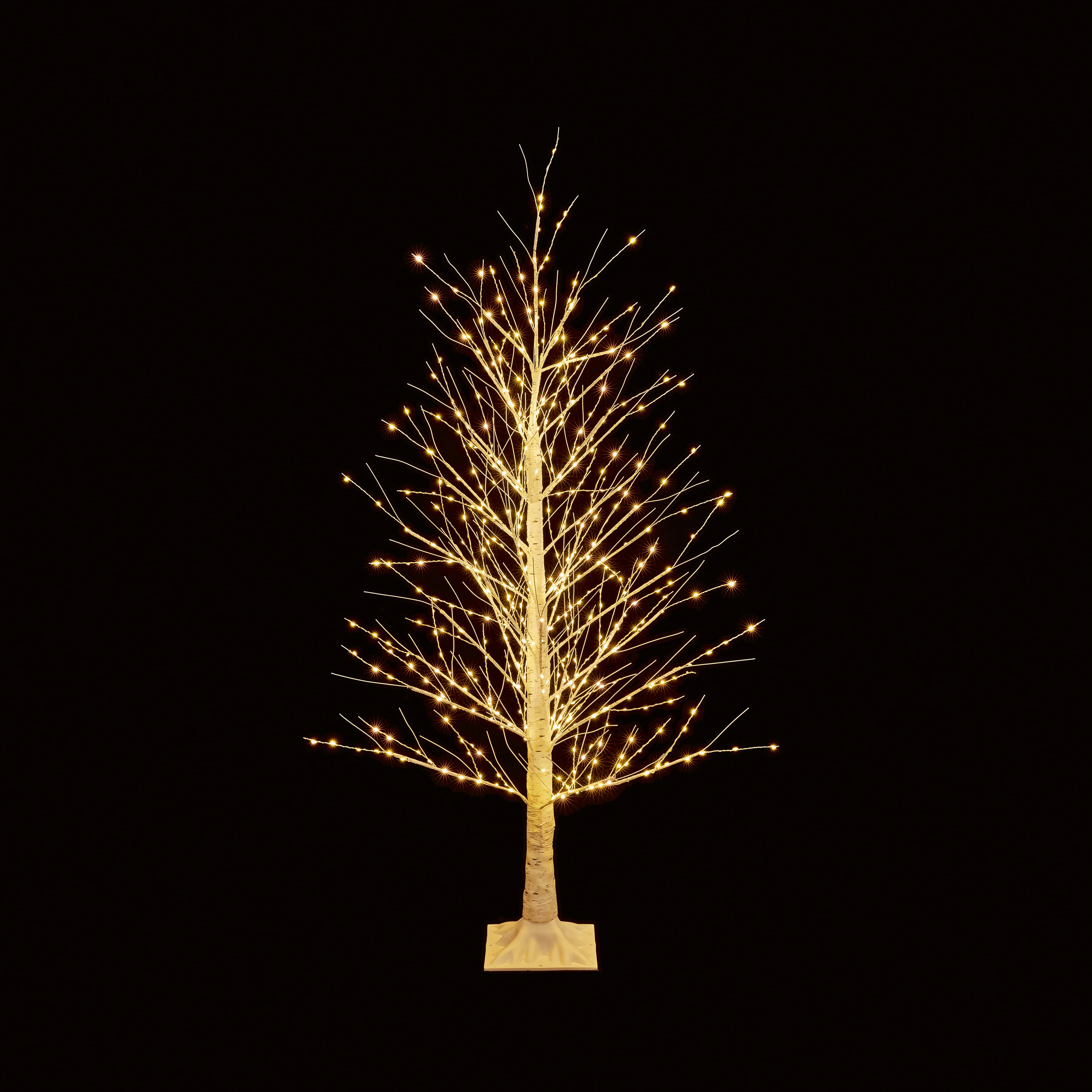 Twinkle Birch Twig Tree Light Up with 1100 Warm White LEDs - 180cm