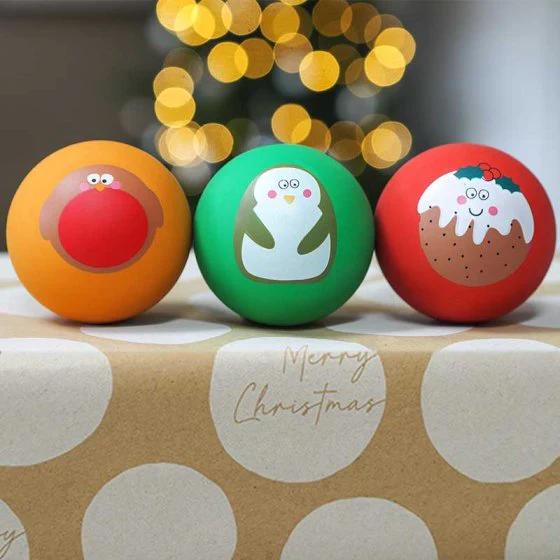 UltraBounce Christmas Zoon Balls - Pack of 3