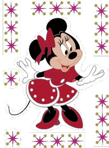 Disney Minnie Mouse Static Christmas Window Sticker - Image 3