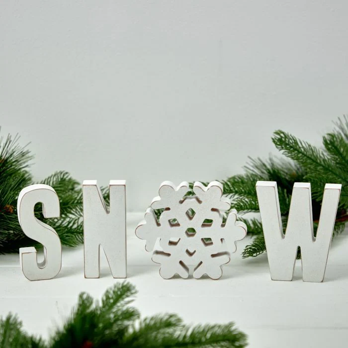 Snow Word Block