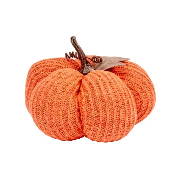 X-Large Orange Halloween Autumn DecorPumpkin - 21cm - Image 3